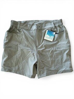 Willit Gray UPF 50+ Sun Protection Cargo Hiking Active Pockets Shorts NWT New L
